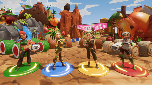 All-Star Fruit Racing gameplay screenshot