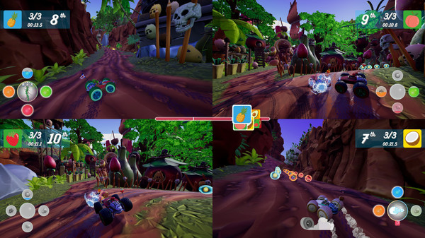 All-Star Fruit Racing gameplay screenshot