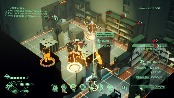 All Walls Must Fall - A Tech-Noir Tactics Game gameplay screenshot