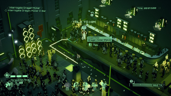 All Walls Must Fall - A Tech-Noir Tactics Game gameplay screenshot