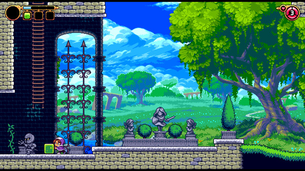Alwa's Legacy gameplay screenshot