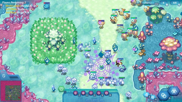 Amoeba Battle: Microscopic RTS Action gameplay screenshot