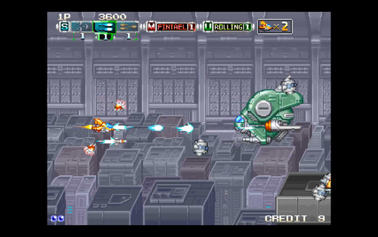 Andro Dunos II gameplay screenshot