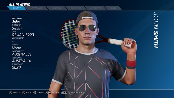 AO Tennis 2 Tools gameplay screenshot