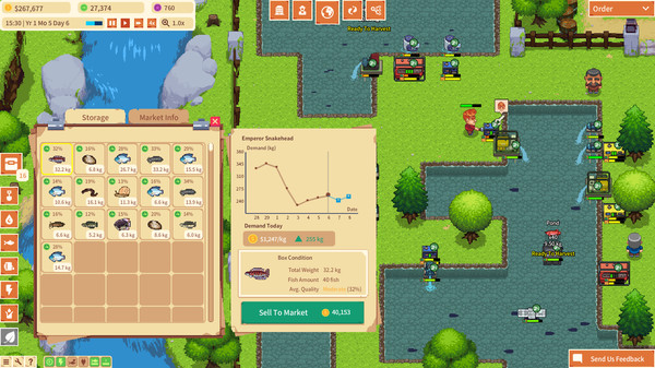 Aquaculture Land: Fish Farming Simulation gameplay screenshot