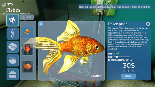 Aquarist gameplay screenshot