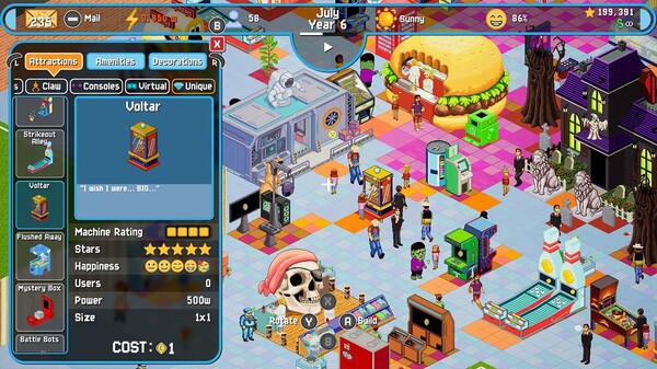 Arcade Tycoon ™ : Simulation Game gameplay screenshot