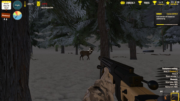 Arctic Motel Simulator gameplay screenshot