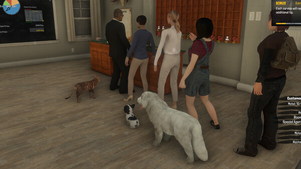Arctic Motel Simulator gameplay screenshot