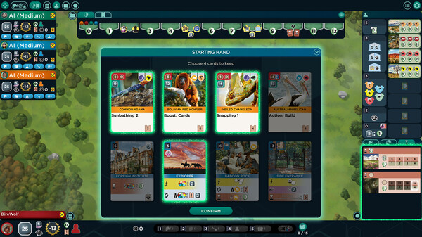 Ark Nova gameplay screenshot