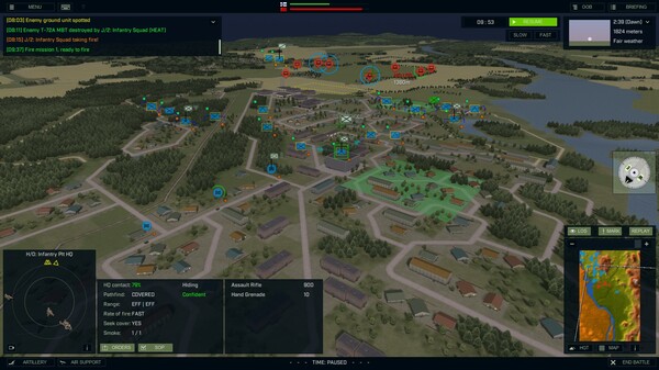 Armored Brigade II gameplay screenshot