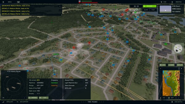 Armored Brigade II gameplay screenshot