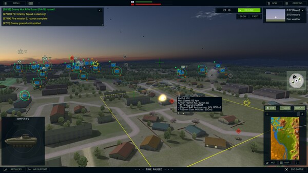Armored Brigade II gameplay screenshot