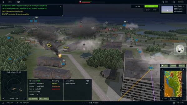 Armored Brigade II gameplay screenshot
