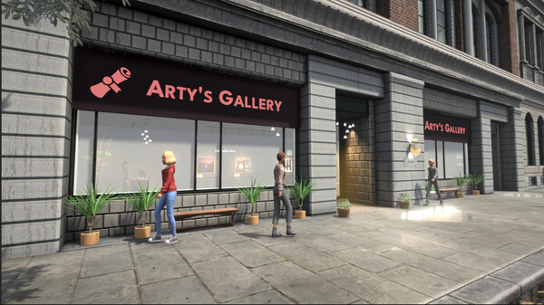 Art Shop Simulator gameplay screenshot