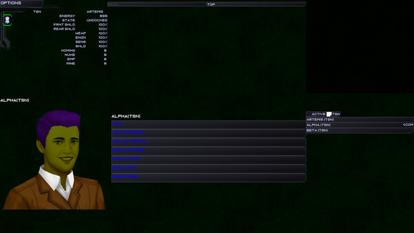 Artemis Cosmos gameplay screenshot