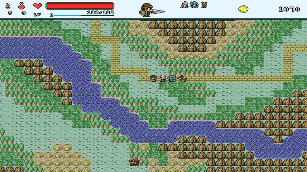 Artifact Adventure Gaiden DX gameplay screenshot