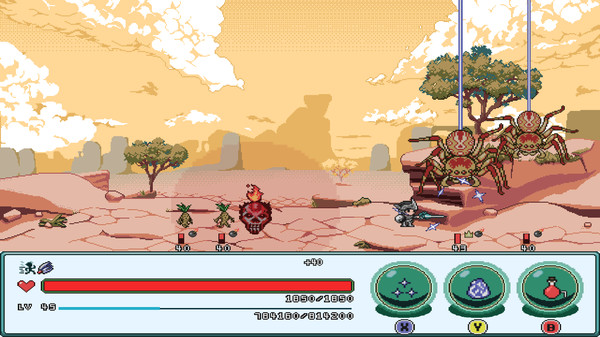 Artifact Adventure Gaiden DX gameplay screenshot