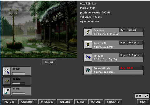Artist Idle gameplay screenshot