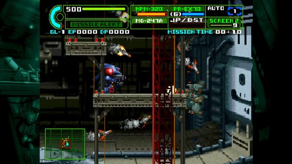 Assault Suit Leynos 2 Saturn Tribute gameplay screenshot