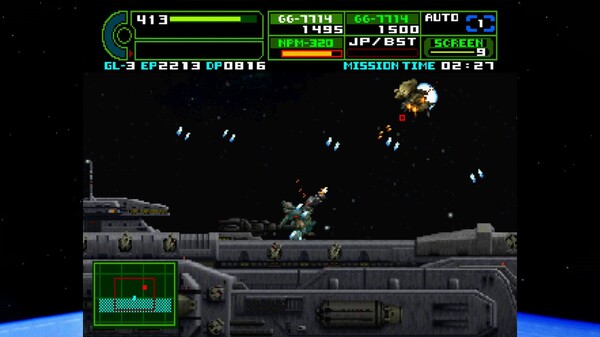 Assault Suit Leynos 2 Saturn Tribute gameplay screenshot