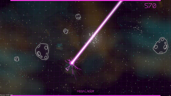 Asteroids: Recharged gameplay screenshot