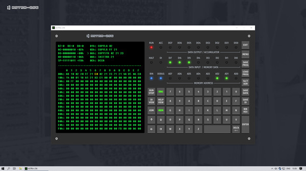 ASTRA-256 Assembler gameplay screenshot