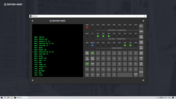 ASTRA-256 Assembler gameplay screenshot