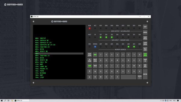 ASTRA-256 Assembler gameplay screenshot