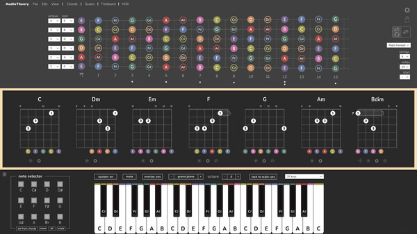 AudioTheory Guitars gameplay screenshot
