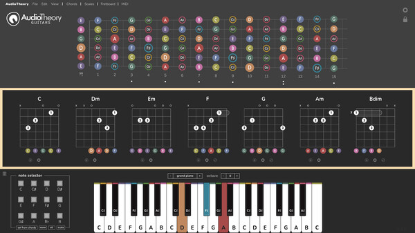 AudioTheory Guitars gameplay screenshot