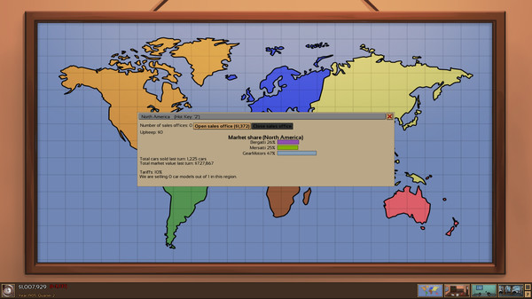 Automobile Tycoon gameplay screenshot