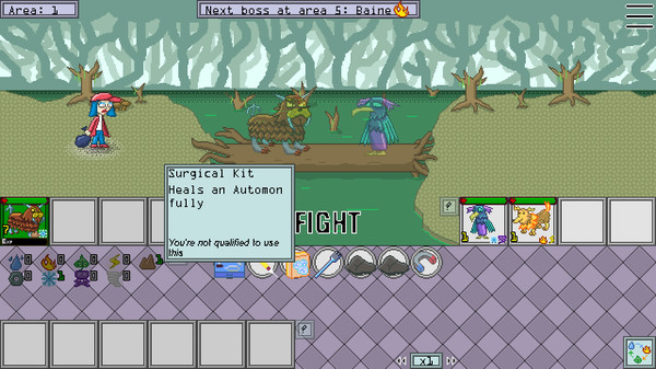 Automon gameplay screenshot