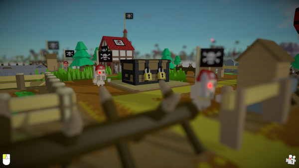 Autonauts vs Piratebots gameplay screenshot