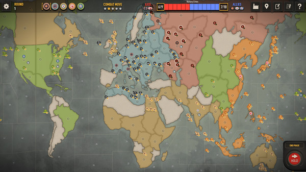 Axis & Allies 1942 Online gameplay screenshot