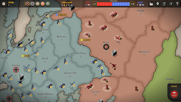 Axis & Allies 1942 Online gameplay screenshot
