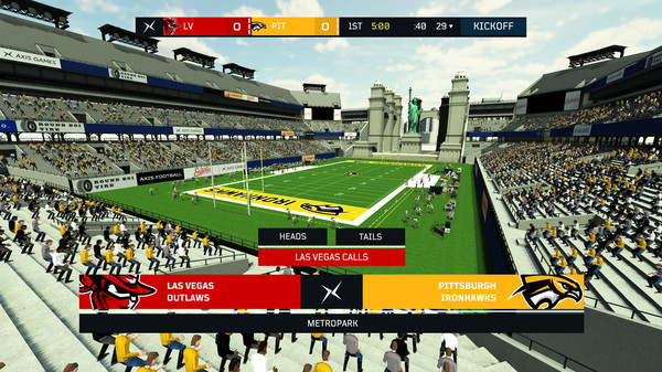 Axis Football 2019 gameplay screenshot