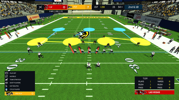 Axis Football 2019 gameplay screenshot