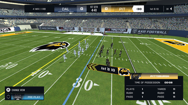 Axis Football 2021 gameplay screenshot