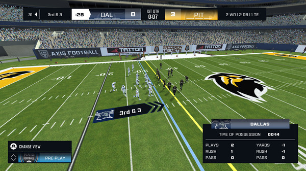 Axis Football 2021 gameplay screenshot