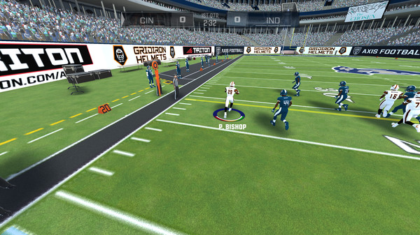Axis Football 2023 gameplay screenshot