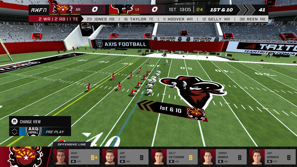 Axis Football 2024 gameplay screenshot
