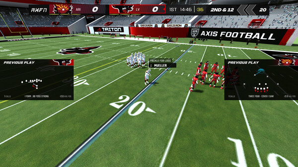 Axis Football 2024 gameplay screenshot