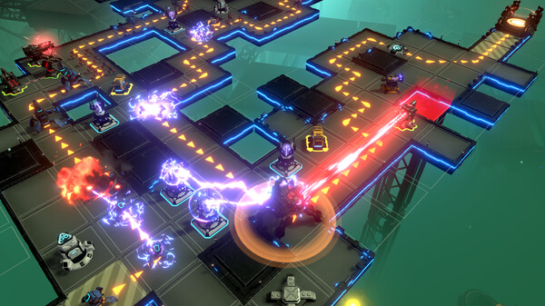 Axon TD: Uprising - Tower Defense gameplay screenshot
