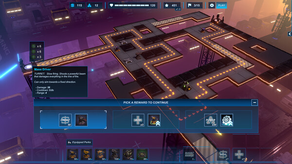 Axon TD: Uprising - Tower Defense gameplay screenshot
