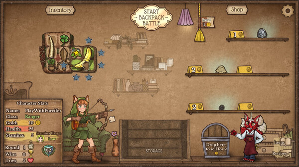 Backpack Battles gameplay screenshot