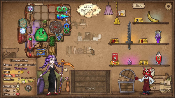 Backpack Battles gameplay screenshot