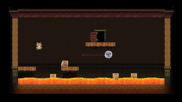 Backrooms Cats and Lava gameplay screenshot