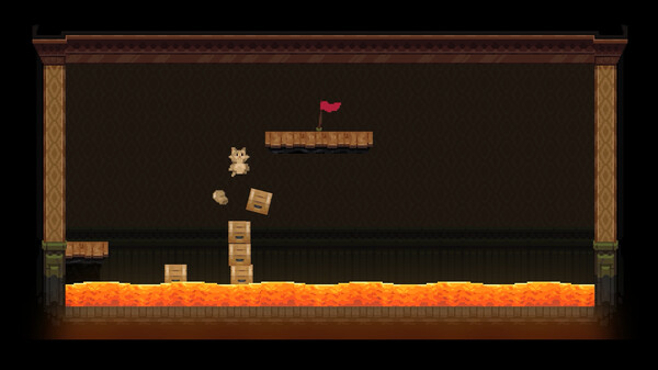Backrooms Cats and Lava gameplay screenshot