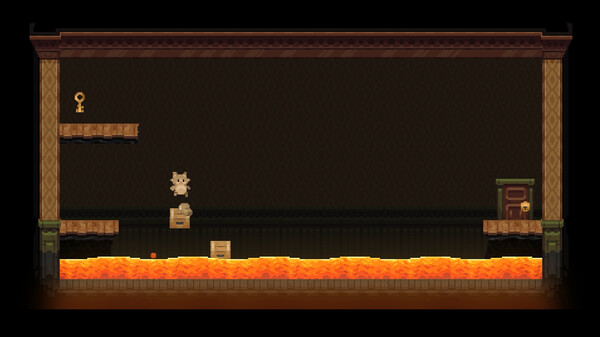 Backrooms Cats and Lava gameplay screenshot
